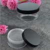 ccHuDE 2 Pcs 50g Plastic Loose Powder Case Empty Cosmetic Powder Container Refillable Makeup Powder Jar Portable Powder Box for Travel