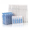 Tattoo Needles & Tips Set, ATOMUS 50pcs Disposable Mixed Tattoo Needles + 50pcs Assorted Tattoo Needles Tips, 5pcs of each-3rl 5rl 7rl 9rl 3rs 5rs 7rs 9rs 5m1 7m1 3RT 5RT 7RT 9RT 3DT 5DT