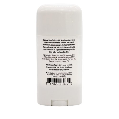 Dakota Free Solid Stick Deodorant 2 oz