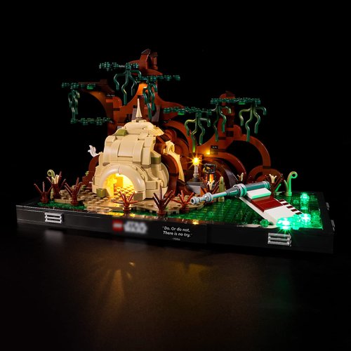 BRIKSMAX Light for Lego Dagobah-Jedi-Training-Diorama 75330 - Led Lighting Kit Compatible with Lego Star Wars 75330 - Not Include The Lego Set