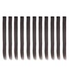 Beaute Galleria Bundle 11 Pieces Single Color 21 Inches Straight Party Highlights Clip In Synthetic Hair Extensions Cosplay Comic Con Halloween Costume (Dark Brown)