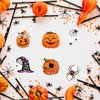 100PCS Halloween Stickers for Kids, Vinyl Decals Non-Repeating Glitter Halloween Stickers, Vinyl Waterproof Holiday Party Stickers, Kids and Youth Adult Party Favors Gifts (Halloween-Q17)