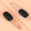AIMIKE 2pcs Detangling Hair Brushes, Painless Detangle Brush w/Soft Air Cushion, No Pull Detangler Brush Glides Thru Knots with Ease, Paddle Brush Thick Curly Hairbrush for Women, Wet Dry Hair Brush