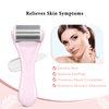 my novel things Ice Face Roller and Cold Eye Mask Compress for Eyes, Warm or Freezer Reusable for Puffiness Wrinkles Lifting Facial SPA Tool for Woman Gifting Ice Pack
