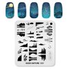 KADS Nail Stamping Plate Nature Template Image Design Plates for Nail Art Decoration and DIY Nail Art (NA031)