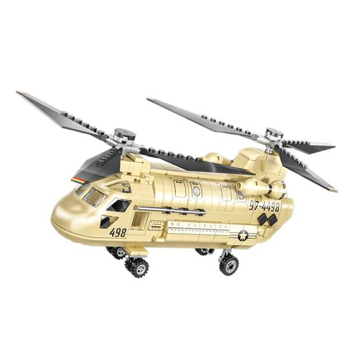 BDYDT CH-47 Chinook Transport Helicopter Military Army Aircraft Building Blocks Sets（451 Pieces） Gift for Adults and Kids