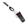 Mato & Hash Nickel-Plated Copper Referee Whistle with Black Lanyard