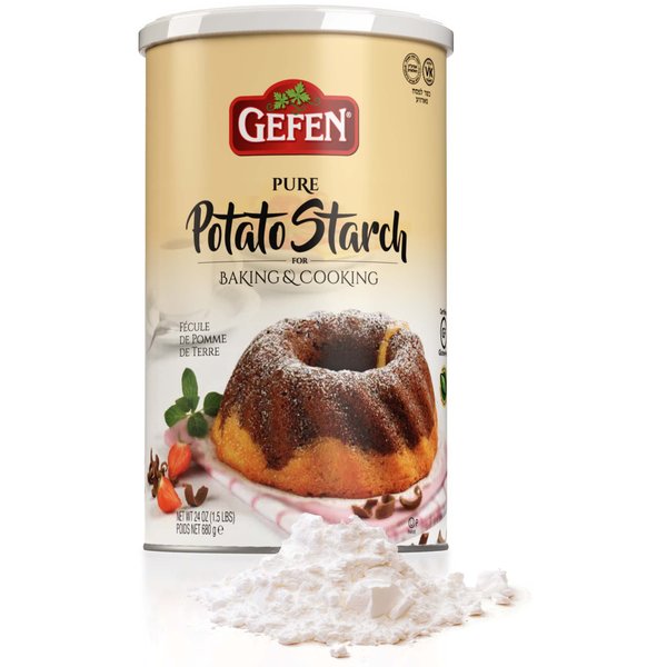 Gefen Pure Potato Starch, 24oz (1.5 lb Resealable Container) Gluten Free