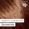 Clairol Color Gloss Up Temporary Hair Dye, Warm Caramel Brownie Hair Color, Pack of 1