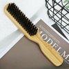 Slick Back Hair Brush - Smoothing Frizz&Flyaways, Boar Bristle brush for Laying Down Hair Edges and for a Glossy Finish on All Hair Types by Combetter