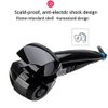 Automatic Ceramic Curler Machine Universal Voltage Temperature Adjustable, Professional Hair Curler Auto Rotating Curl Ceramic Machine (Black)