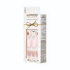 KISS imPRESS Limited Edition Holiday Press-On Manicure with PureFit Technology, Short Length, Square Shaped, Pink Press-On Nails, Style 'Dear Santa’