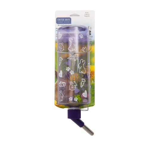 Critter Brites Carded Water Bottle 32oz Day Glow Colors