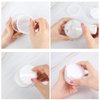 2 Pcs 50g Empty Loose Powder Case Transparent Face Powder Box Refillable Makeup Cosmetic Powder Container with Powder Puff, Sifter and Lid