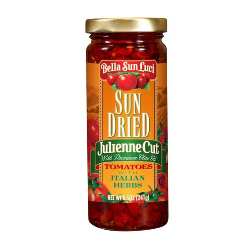 Bella Sun Luci Sun Dried Tomatoes Julienne Cut in Premium Oil