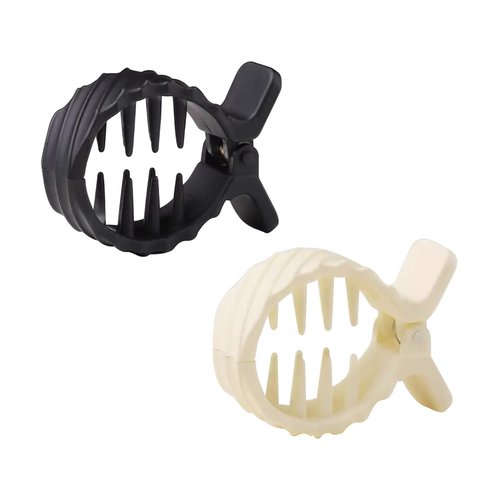 High Ponytail Small Matte Hair Claw for Women and Girls - Strong Non-Slip Jaw Clips for Medium to Long Hair, Shark Hairpin Hair Styling Accessories