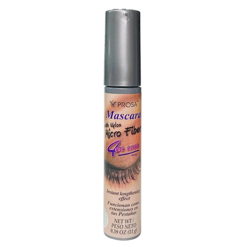 Pros Black Mascara Instant lengthening Effect With Micro Fiber with Nylon 0.39 oz