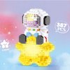 Uvini Astronaut Building Set Micro Building Blocks Model, STEM Building Toy Gifts for Adult, DIY Bricks Toys 387pcs, Compatible with Nanoblock