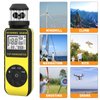 GOYERRNES Handheld Cup Anemometer with Compass, 93MPH Digital Wind Speed Meter, CFM Air Flow Wind Velocity Measuring Device Gauges for Outdoor Sailing Surfing Drone Flying HVAC