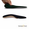 Natural Foot Orthotic Cushions. Perfect to be Worn Over Orthotic Arch Support Insoles. Adds Comfort, Prevents Step Shock, and Wicks Away Perspiration. USA Made. 1 Pair of Shoe Insole Inserts.