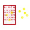 Yuanhe 100 Bingo Cards Resuable Bingo Paper Game Cardstock Bulk, 5 Colors