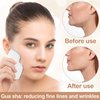 OIIKI Gua Sha Tool for Face, Stainless Steel Smooth Metal Gua Sha Facial Tool, Face Scraper for Chin, Neck, Eye