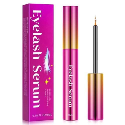 Lash Serum - 5ml Rapid Eyelash Growth Serum,eyelash serum,Lash Serum for Eyelash Growth Thickness, Stronger, Healthier Lashes & Brows, Vegan & Cruelty-Free