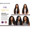 Outre Human Hair Blend Weave Premium Purple Pack Brazilian Boutique Virgin Volume Pessed 18", 20", 22"+Free Closure (NBLK)