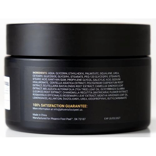 Foot Moisturizer - For Dry and Cracked feet - Callus Remover - Paraben free - Tea Tree Oil - 42% Urea Cream - for Soft Smooth Feet - Phoenix Skin Care - Foot Cream for Men