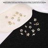 50 PCS Gold Stars Nails 3D Nail Charms for Acrylic Nails, Shiny Gold Star Nail Charms Rhinestones for Nail Art Supplies Women Girls Manicure Design DIY