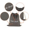 IFAMIO Hair Dryer Bag Cotton Drawstring Hairdryer Storage Container for Makeup Tools, Straightener 11.8 X 13.8 Inch Travel Cotton Organizer Cover for Home, Hotel