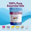 Dry Skin Bath Salt 32 Ounces Epsom Salt with Natural Geranium, Lavender, Ylang Ylang, and Lemon Essential Oils Plus Vitamin C in BPA Free Pouch with Easy Press-Lock Seal