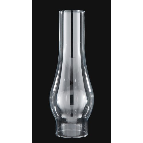 B&P Lamp® 2 5/8 Inch by 10 Inch Clear Glass Lamp Chimney for Rayo & Central Draft Burners on Vintage and Antique Style Lamps