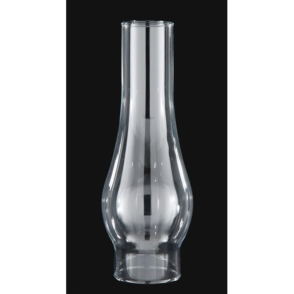 B&P Lamp® 2 5/8 Inch by 10 Inch Clear Glass Lamp Chimney for Rayo & Central Draft Burners on Vintage and Antique Style Lamps