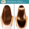 Difeel Beaker & Blend Hair & Essential Oil Kit #1 - Includes Castor, Shea Butter, Argan, Rosemary Hair Oils, Argan & Coconut Essential Oils and a Mixing Beaker - Customizable Hair Treatment Collection