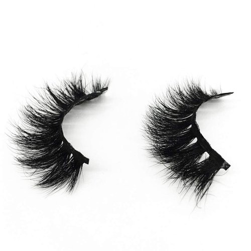 GOO GOO Mink Lashes 16mm Bushy Siberian Mink Fur False Eyelashes Hand Made Strips Real 3D Mink Eyelashes Natural Soft Curl Fake Eyelashes Reusable Make Up Eyelahses 1 Pair