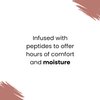 nude envie Lip Gloss - Certified Vegan Lipgloss Cruelty-Free and Paraben Free - Enriched Peptides, Vitamin E and Jojoba Oil (Peaceful)