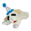 Multipet Lamb Chop with Birthday Hat Dog Toy