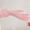 Exfoliating Glove, 4PCS Body Scrubber Shower Gloves Exfoliator Gloves, Massage and Body Scrub, Remove Dead Skin Shower Gloves Exfoliating for Women and Men, 4 Colors