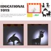 TOYANDONA DIY Puppet Show Craft Sets for Kids Puzzle 1 Set Mini Shadow Puppet Theater Shadow Puppets Puppet Theatre for Kids Puppets for Kids Plaything DIY