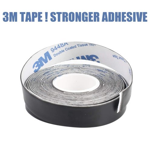 SummerHosue 1 Gram Per Inch Golf Tennis Pickleball Paddles Racket High Density Lead Tape Weight with Black Color Coated 1/2'' x 100''