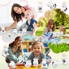 Youdaju 60 Pcs Cow Rubber Bath Toy Mini Rubber Cows Bulk Squeak Floating Water Cow Baby Bath Toy Fun Water Squirting Bathtime Play Farm Animal Bath Toys for Kids Baby Shower Swimming Pool Decor