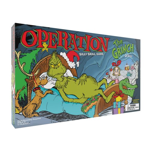 OPERATION: The Grinch Board Game | Classic Dr. Seuss Art & Custom Funatomy Parts
