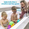 Blockaroo Magnetic Foam Blocks – STEM Preschool Toys for Children, Toddlers, Boys and Girls, The Ultimate Bath Toy – Critter Set, Bath Building Blocks, Engineering Toys for Kids 3-6