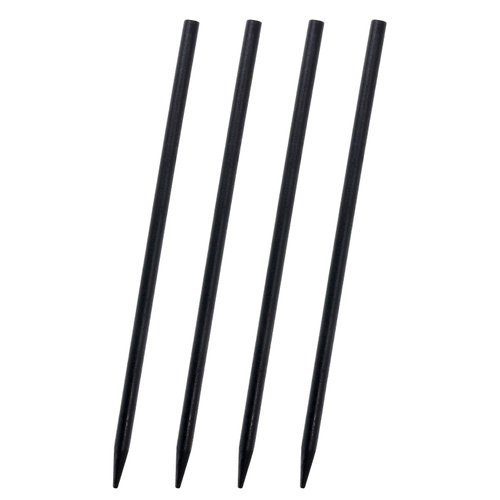 Wood Hair Sticks Penta Angel 4Pcs Vintage Wooden Hair Chopstick Pencil Long Hairpin Clips Accessory for Women Thick Curly Hair Bun Holder Hairstyle Decor (Black)