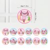 WADACIPPSELLER 12Pcs Axolotl Birthday Party Decorations Party Favor Bags with 12Pcs Stickers Axolotl Party Goodie Treat Bags Candy Bags for Axolotl Birthday Party Supplies