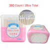 Paper Stick Cotton Swabs - 360CT- Double Tipped Compact Quality Cotton Heads - Strong Toughness Handle - Multipurpose, Safe, Highly Absorbent