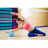 CIZEBO 8 inch Exercise Ball, Easy to Inflate Pilates Ball Core Ball Physical Therapy Ball with Needle Pump, Small Yoga Barre Ball for Home & Class Workout Fitness PT, Blue