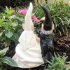Nowaday Gnomes - Bride & Groom Wedding Gnome Married Couple Home & Garden Gnome Collectible Statue 8" H