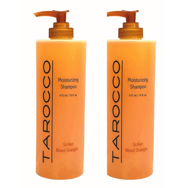 Tarocco Moisturizing Shampoo 475 ml/16 fl oz x 2 with Sicilian Blood Oranges by Baronessa Cali